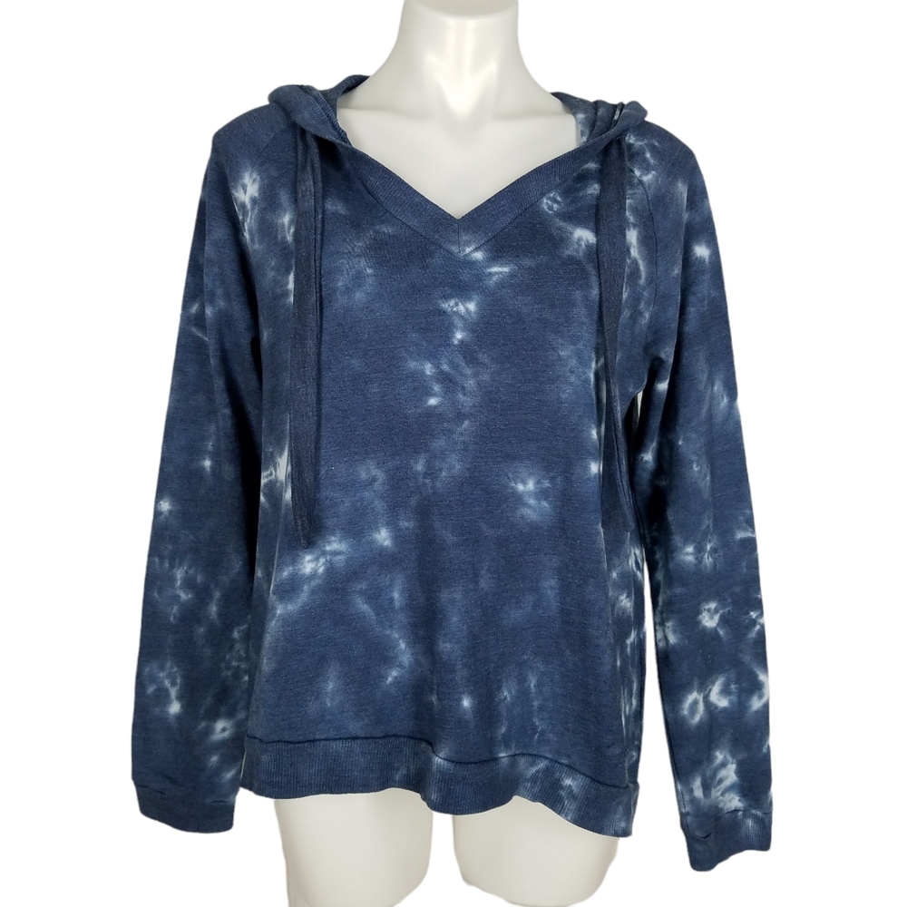 Vintage America Blue Tie Dye Hoodie